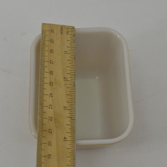 Vintage PYREX Refrigerator Dish 501 B Fridgie Sandlewood - Picture 9 of 13